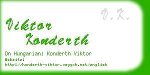 viktor konderth business card